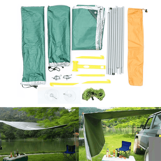 2.8X1.8M Car Side Awning Rooftop Tent Sunshade Outdoor Camping Travel Tent