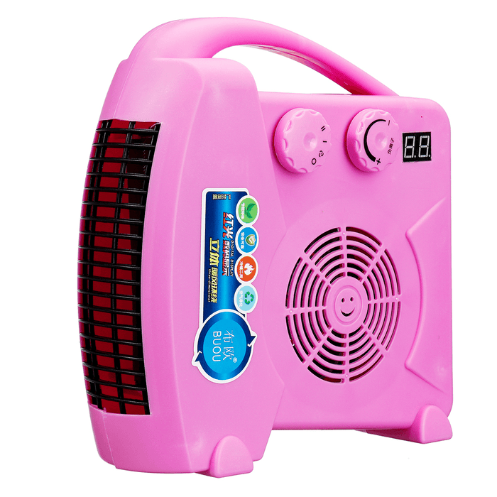 220V Display Mini Heater Electric Heater Small Air Conditioner Cold Warm Bathroom Wall Hanging