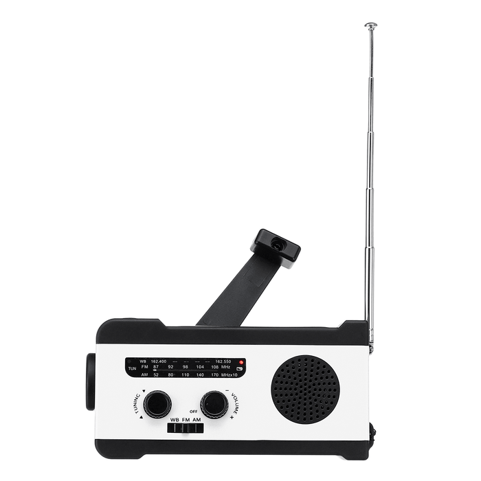 Portable Multifunctional AM/FM/WB Radio Pocket Speakers Solar Hand Crank Radio