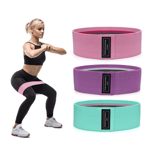 3 Types Squat Resistance Band Yoga Stretch Band Training Pull Rope for Sports Pilates Hip Training Body Shaping