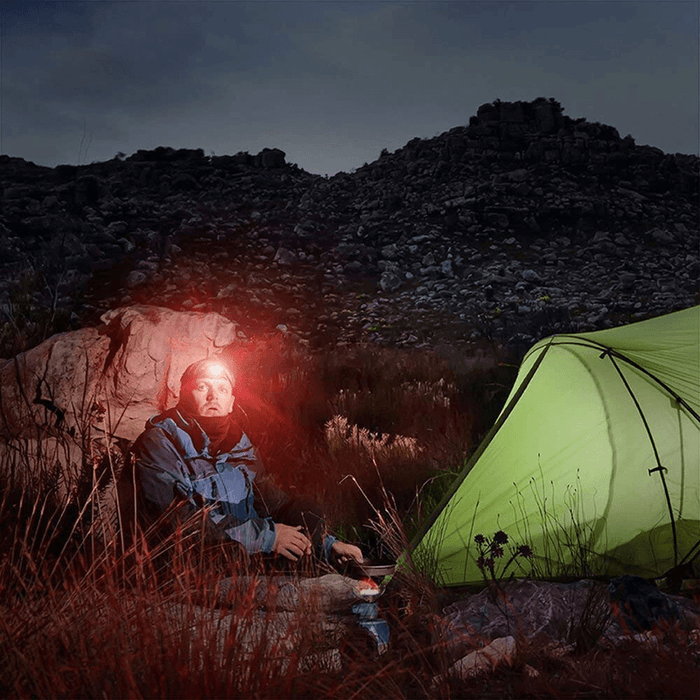 XANES 2903 650LM XPE+2* LED 5 Modes Headlamp 950Mah Battery USB Interface Motion Sensor LED Headlamp