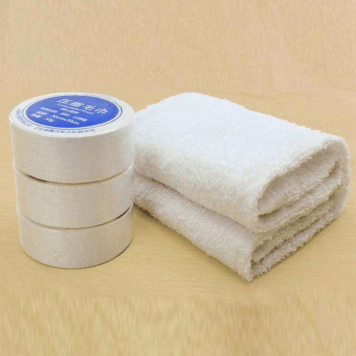 Compressed Towel Magic Outdoor Travel Wipe 30*70CM Soft Cotton Expandable Just Add Water Towels Space Saving Portable Towels Cotton Hotels Camping Trip Practical Easy Carry Portable Towels