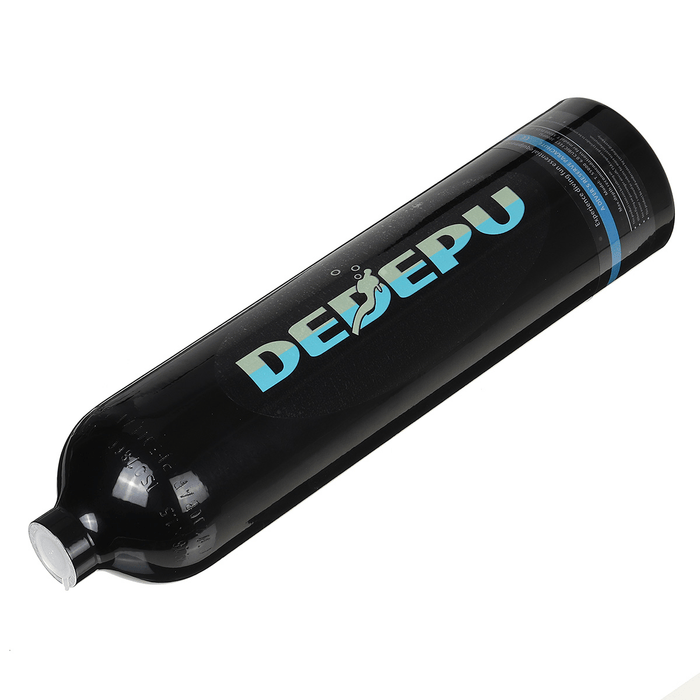 DEDEPU 5 Pcs 1L Scuba Oxygen Air Tank Diving Cylinder Adapter Manual Pump Diving Respirator Underwater Breathing Equipment with Handbag