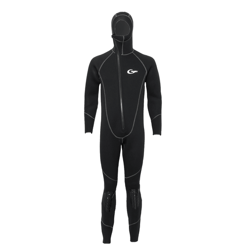 Yon Sub 5MM Neoprene Front Zipper Diving Snorkeling Swimming Suit Set Long Sleeves Men Wetsuit Surfing Suit with Hooded