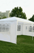 10X20Ft Canopy Side Wall 210D Waterproof Gazebo Shelter Shade with Windows Outdoor Easy Party Tent without Top