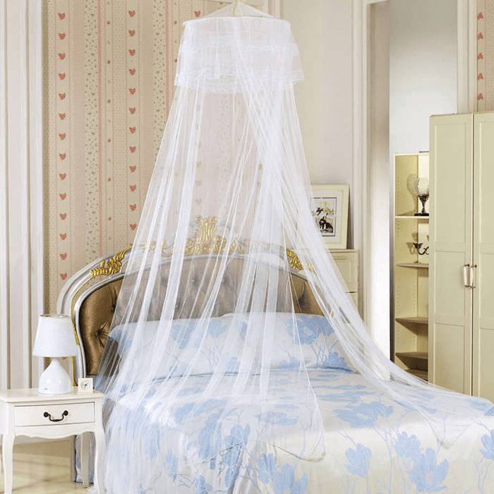 Anti-Mosquito Hanging Dome Ceiling Net round Shape for Room Textile