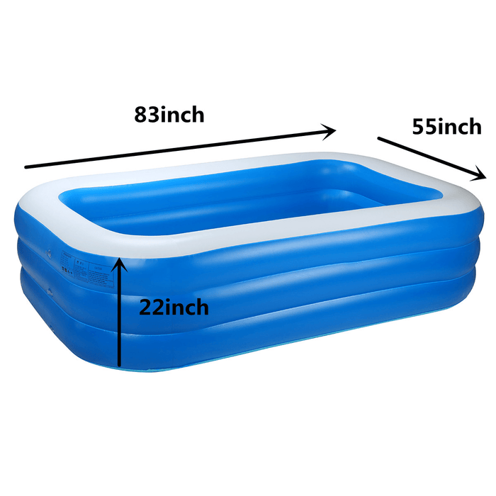 Three Layer Family Swimming Pool Summer Inflatable Pools Outdoor Garden