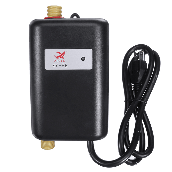 Electric Tankless Hot Water Heater Instant Heating for Bathroom Kitchen Washing with Indicator