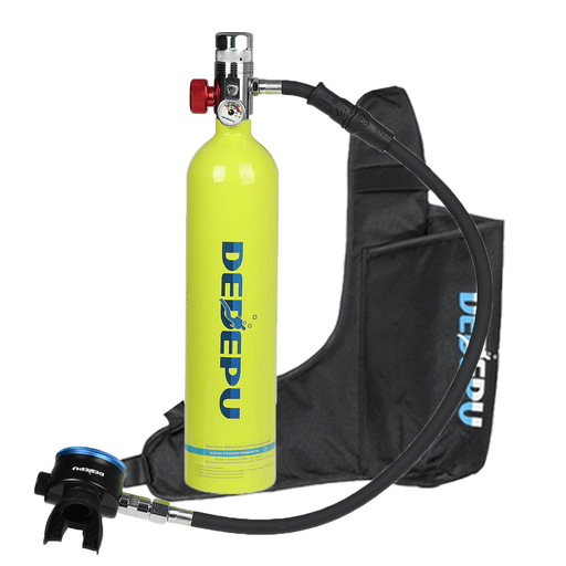 DEDEPU S5000+ Mini Scuba Diving Tank Set 1L Diving Tank with Storage Bag Underwater Sport Mini Scuba Tank Accessories