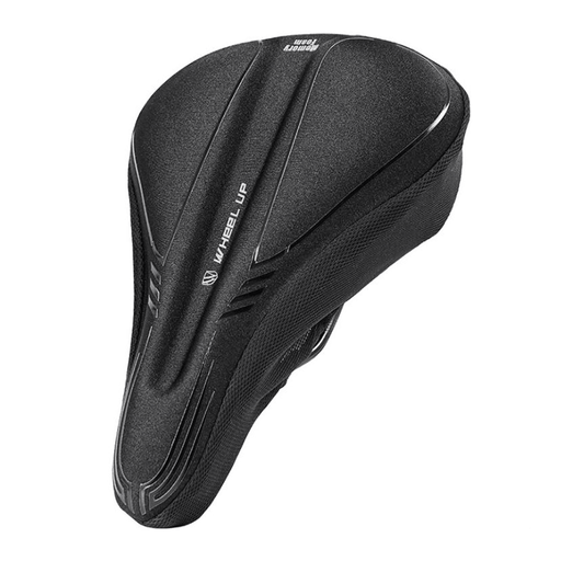 WHEEL up Shockproof Bicycle Silicone Saddle Cover Breathable Soft MTB Road Bike Seat Silica Gel Pads Cycling Accessories