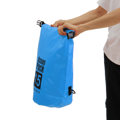 Ipree® 6 Sizes Dry Sack Bag 2/5/10/15/20/30L Waterproof Dry Bag Sack for Kayak Canoeing Outdoor Camping Pouch Pack Storage Bags Blue