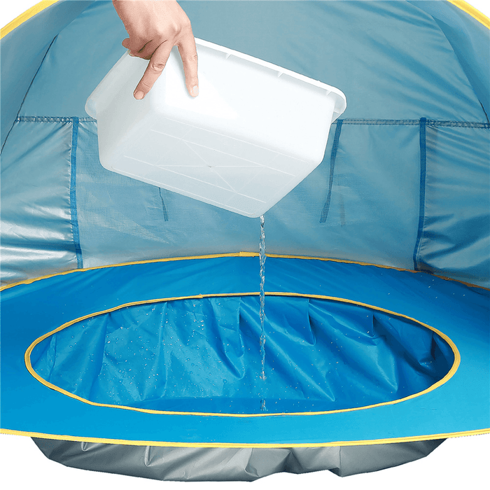 Infant Baby Pop up Camping Beach Tent Waterproof UV Sunshade Shelter with Water Pool