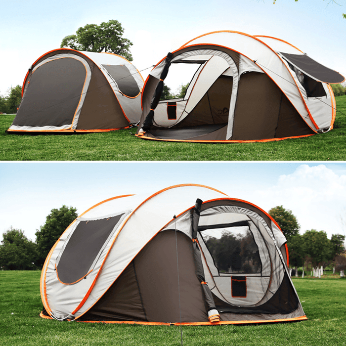 Ipree® Popup Tent for 5-8 Person 3 in 1 Waterproof UV Resistance Large Family Camping Tent Sun Shelters Outdoor 3 Seconds Automatic Setup