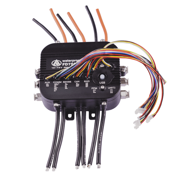 FIRDUO 200A 75V Marine ESC Speed Controller Bi-Directional Waterproof Electric ESC Control Governor