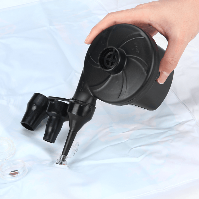 Electric Air Pump 3 Nozzle Inflator for Inflatable Cushions Air Mattress Bed Swimming Ring Boats