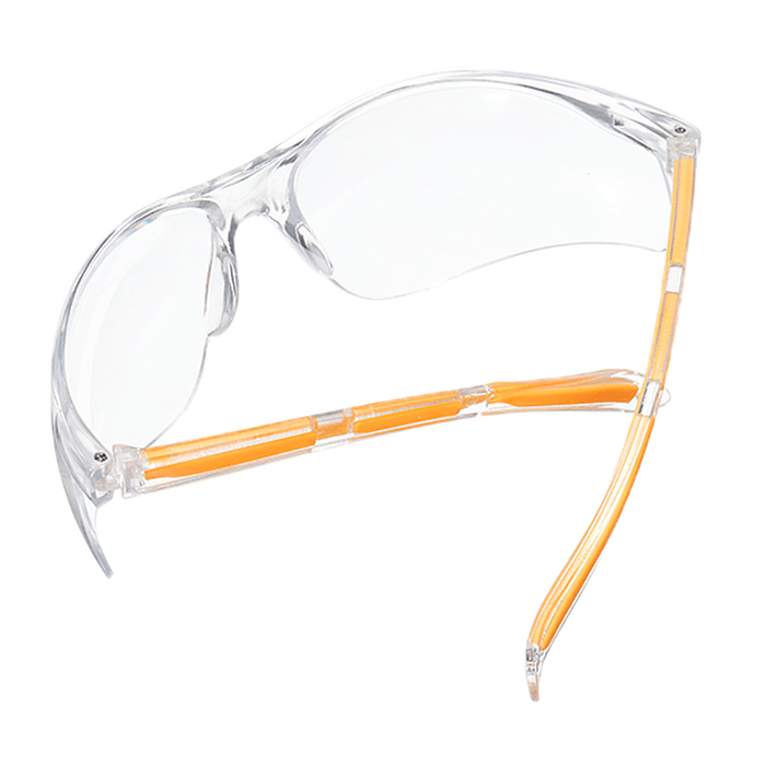 Anti-Uv PC Protective Glasses Goggles Yellow Legs Protection for Lab