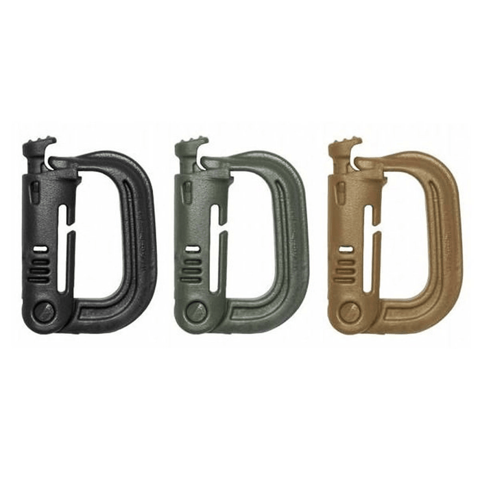 CAMTOA Max Load 90Kg D-Ring Hook Mountaineering Buckle Key Chain Outdoor Climbing Carabiner Tactical Tool