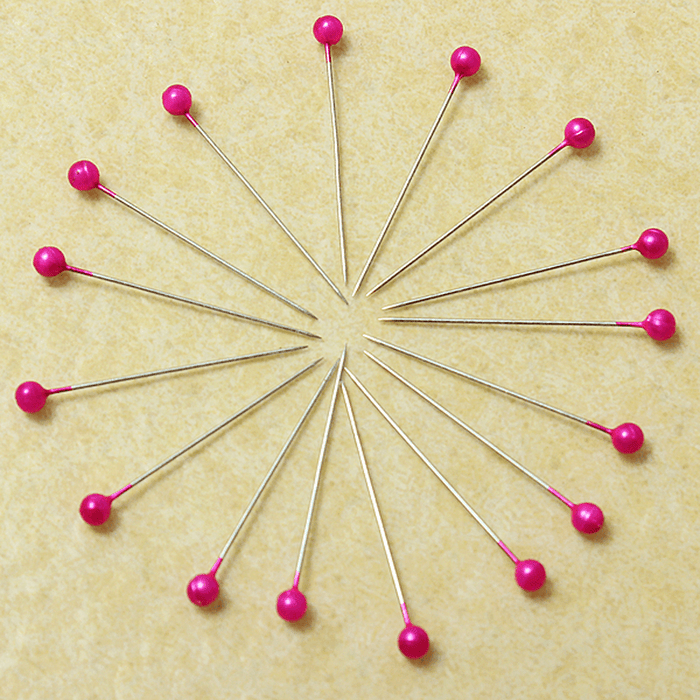 800Pcs round Pearl Head Pins Weddings Corsage Sewing Pin