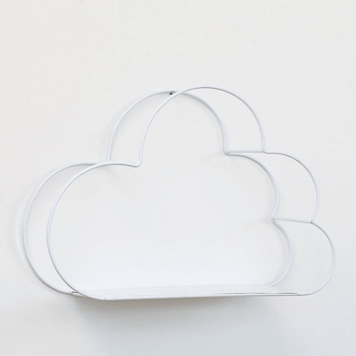 Multi-Function Storage Rack Wall Hanging Rack Cloud Shaped Floating Shelf Rack