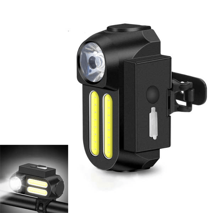 XANES® XL42 650LM XPE Headlight Far near Distance Bike Front Light USB Rechargeable 4 Modes 90 Adjustable Waterproof Camping Hiking Cycling Fishing Light