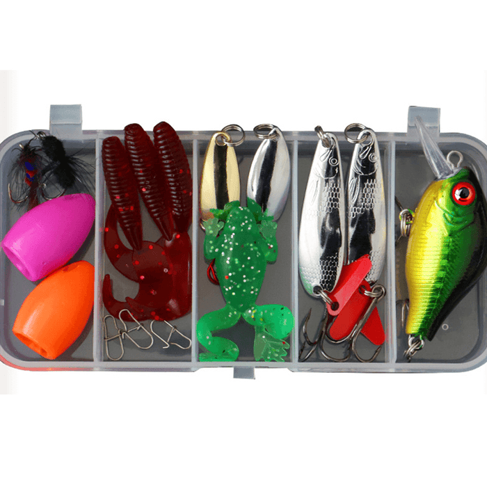 17-101 Pcs Fishing Lure Set Fishing Tackles Kit Baits Hooks