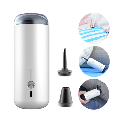 IPREE 390L/Min Powerful Air Pump Portable USB Charging Inflator for Travel Vacuum Storage Bag Swimming Ring Camping Air Mattresses