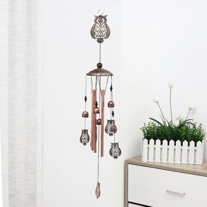 Brass Bell Wind Chime Ornaments European and American Garden Home Decoration