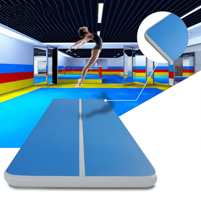 472X78X7.8Inch Inflatable Gym Mat Air Track Floor Tumbling Gymnastics Cheerleading Pad