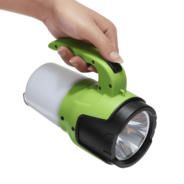 Outdoor Emergency Light Strong Camping Light Flashlight USB Rechargeable Patrol Lamp