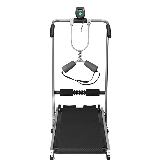 LCD Folding Treadmills Multifunctional Twisting Running Supine Massage Home Gym Fitness Exercise Equipment