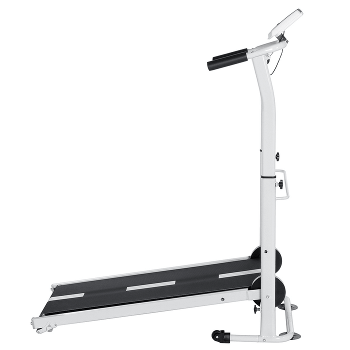 Folding Treadmill Walking Jogging Machine with LCD Display Sport Fitness Exercise Max Load 220Lb