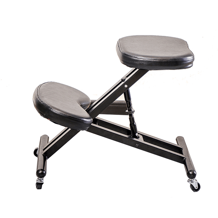 Kneeling Chair Corrective Seat Rollers Height Adjustable Stable Office Home Chair Knee Cushion