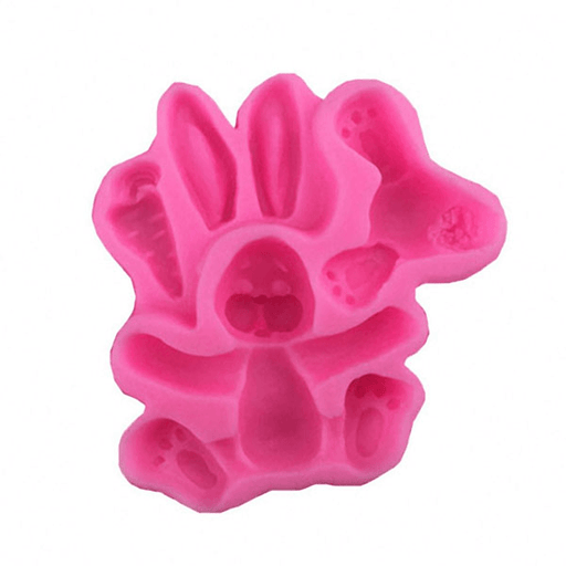 3D RABBIT Easter Bunny Silicone Mould Fondant Cake Baking Molds M116 Cupcake Tools Kitchen Accessories
