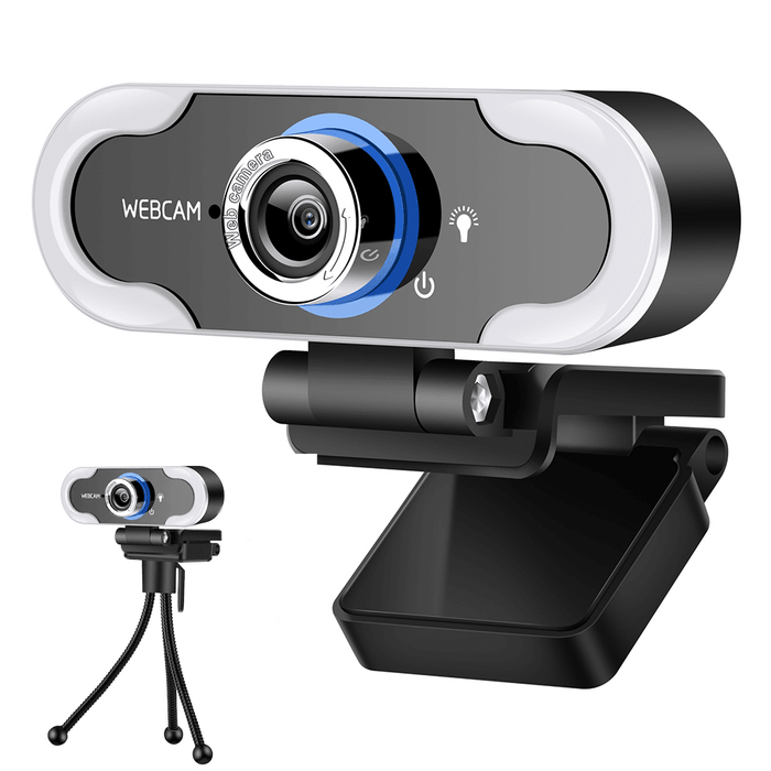 Xiaovv Autofocus 2K USB Webcam Plug and Play 90° Angle Web Camera with Stereo Microphone for Live Streaming Online Class Conference Compatible with Windows OS Linux Chrome OS Ubuntu