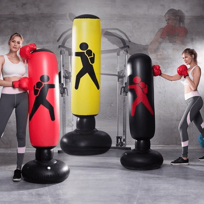 KALOAD Boxing Tumbler Vertical Inflatable PVC Thickening Boxing Pillar Column Punching Bag Fitness Sport
