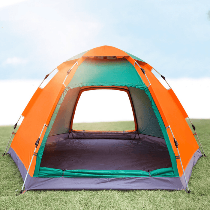 3-4 People Outdoor Camping Tent Automatic Instant Pop up Waterproof Family Large Sunshade Canopy