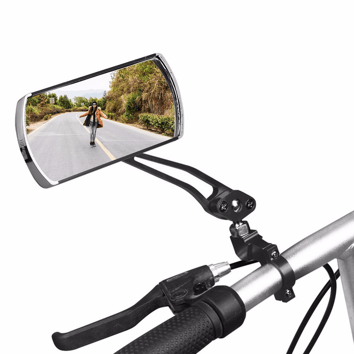 1 Pair Bike Rear View Mirror 360° Rotation Flexible Wide Angle Bicycle Safety Back Sight Reflector for Road Motorcycle Bicycle