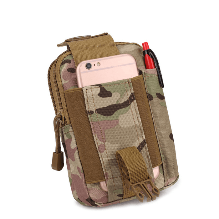 BENNIU BL064 Oxford MOLLE System Camouflage Military Tactical Waist Bag Outdoor Waterproof Sports Waist Bag Crossbody Bag