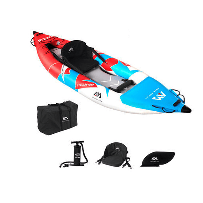 Aqua Marina Inflatable Fishing Kayak Single Double Inflatable Boat Drifting Surfing Rubber Boat Water Fishing Tools