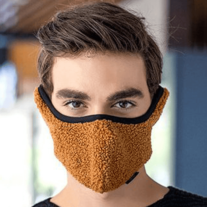Men Women Winter Warm Cold Dustproof Face Mask Breathable Warm Ears Outdoor Cycling Ski Travel Mouth Mask