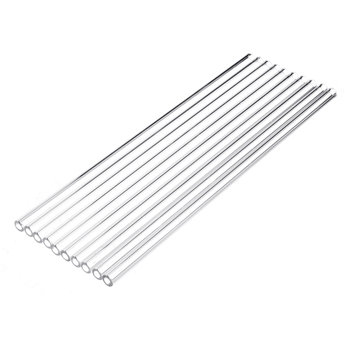 10Pcs 300Mm OD 10Mm 2.2Mm Thick Wall Borosilicate Glass Blowing Tube Lab Tubing