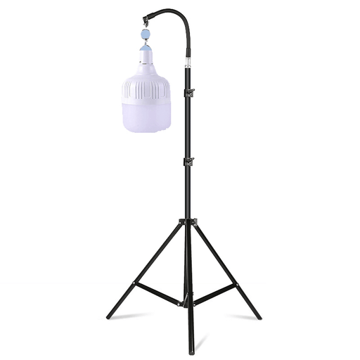 XANES® 150W Cool White LED Floor Lamp with 2.1M Adjustable Lamp Bracket Rotatable Emergency Fishing Camping Standing Light