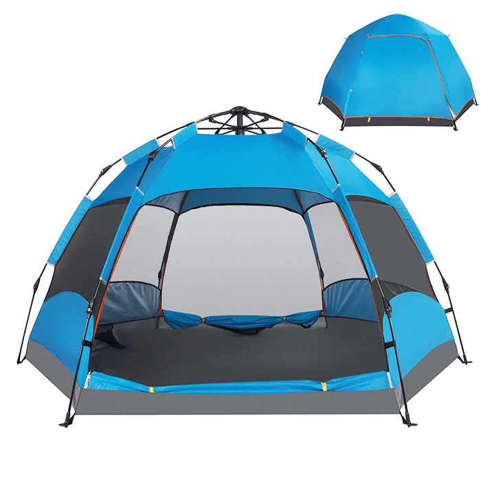 5-8 Person Portable Camping Tent Anti-Sun Waterproof Double Layer Fully Auto Outdoor Camping Tent