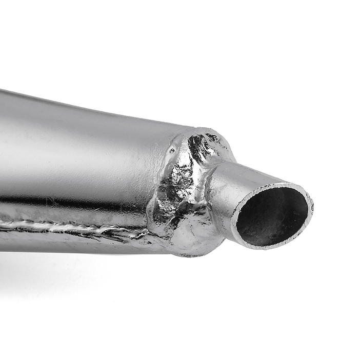 Chrome Muffler Exhaust Pipe for 80Cc 66Cc 49Cc Motorized Bicycle Engine Bike Cycling Accessories