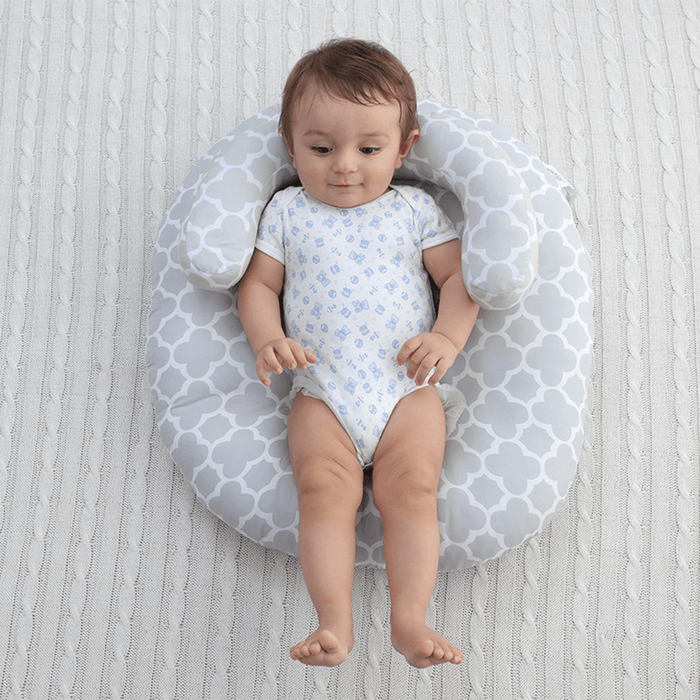 Baby Sleeping Pillow Infant Anti-Roll Cushion Adjustable Baby Side Sleep Mat for 0-1 Year Old