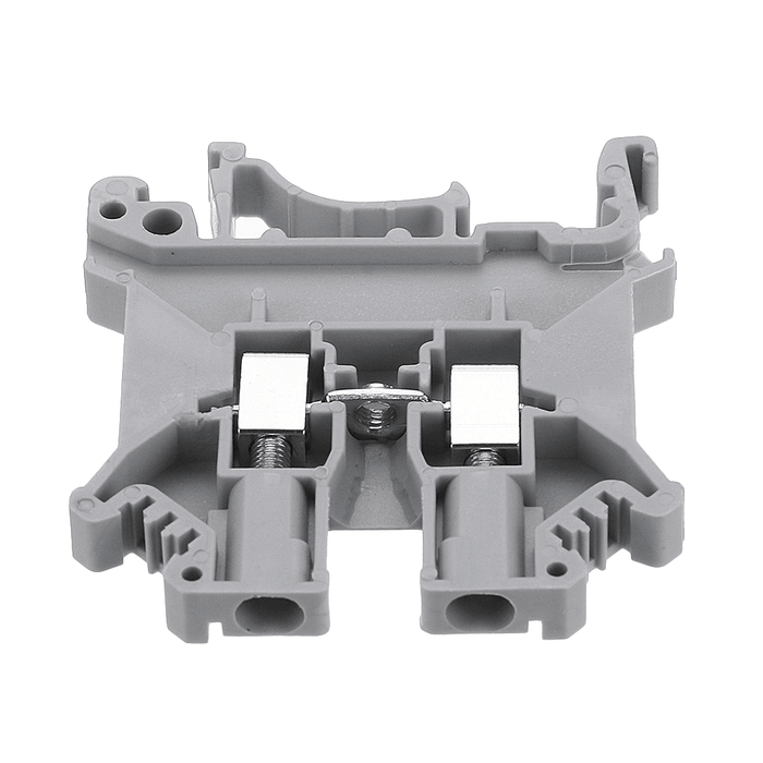 50Pcs UK2.5B/UK3N/UK5N Guide Rail Terminal Block 0.2-2.5M㎡ 32A 800V Connector Terminal