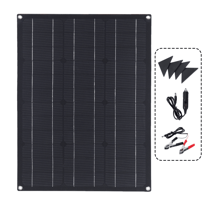 ETFE 40W Flexible Solar Panel Module Kit Car Boat Charger Dual USB DC Controller