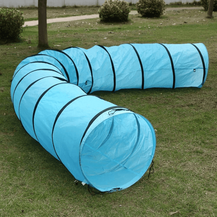 5.2M 210D Outdoor Pet Training Tunnel with Storage Bag Dog Cat Sport Running Space Stable Toys