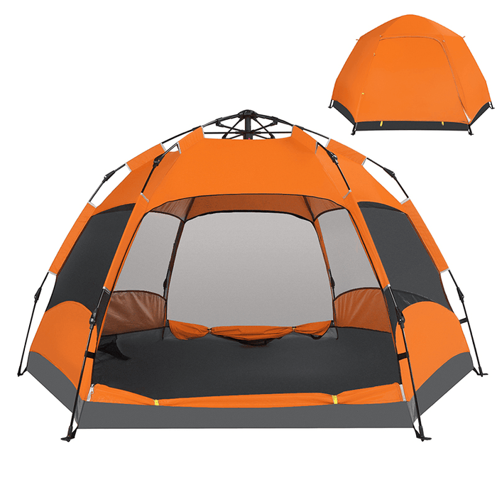 5-8 Person Portable Camping Tent Anti-Sun Waterproof Double Layer Fully Auto Outdoor Camping Tent