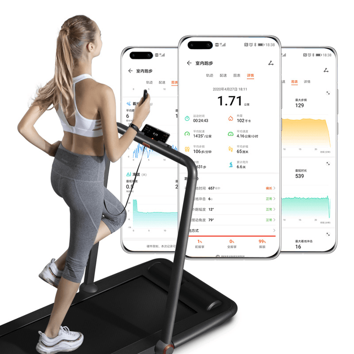 HUAWEI Gymnastika X1 2-In-1 Smart Folding Treadmill Remote Control/Induction Adjustment Walking Pad APP Connection Sports Gym Electricl Fitness Equipment